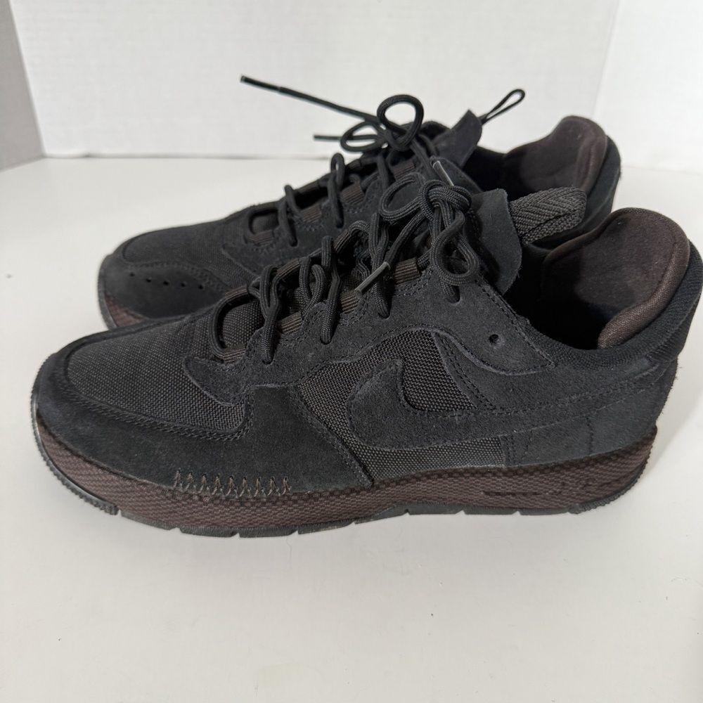 Nike Air Force 1 Wild Women’s Black Velvet Brown FB2348 Athletic Sneaker Size 8 - Picture 5 of 8